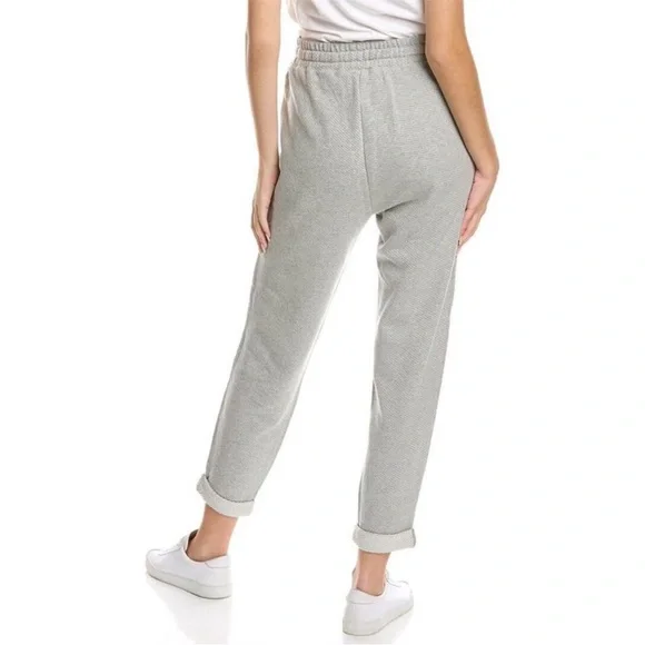 Sweaty Betty Nestle Up Sweat Set 1/4 Zip Pullover Taper Trouser Grey $228 - Picture 3 of 13